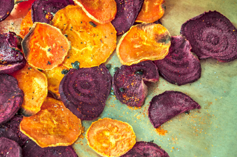 groentenchips rode biet en aardappel